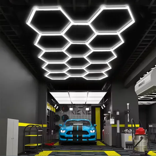 AC Powered LED Light Workshop Hexagon Honeycomb Tube Light 3000K/4000K/6500K
