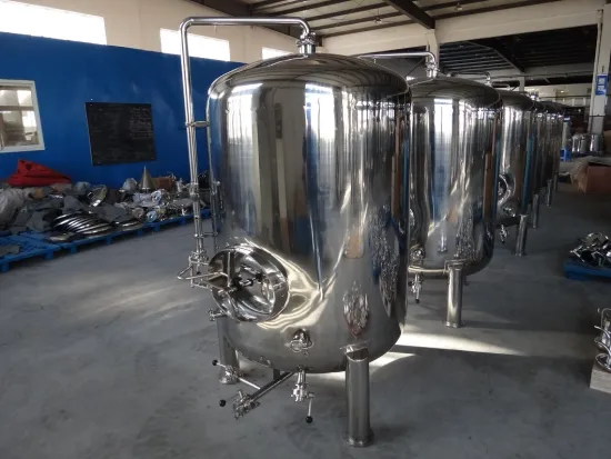 Industrial Beer Brewing Equipment/Beer Equipment/Vertical Stainless Steel Bright Beer Tank
