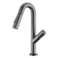 All Brass Pull-out Double Function Basin Faucet