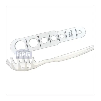 Spaghetti server with measuring stick/spaghetti spoon