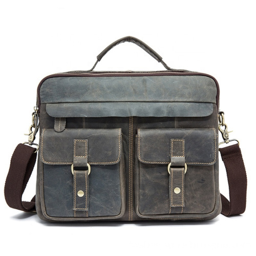 High Quality Fashion Man Genuine Leather Briefcases