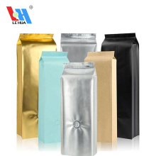 Sacchetti di imballaggio del caffè in plastica a bassa calore con valvola