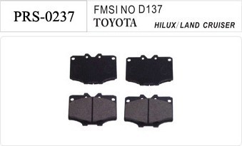 Semi-metallic Origineel toyota rem pad hoge kwaliteit