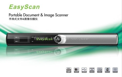 Portable Mini Scanner -a4 Color Photoelectric Sensor, 2 X Aa Batterie,300 To 600 Dpi
