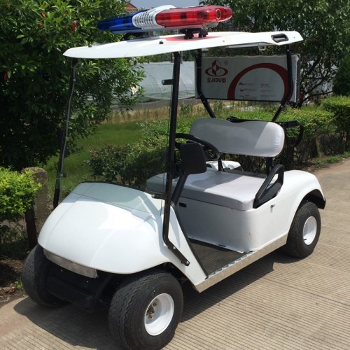 2-sitsig mini polis elektriska golfbilar