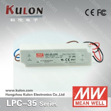 CE UL Listed Meanwell 35w LPC-35 Constant Current LED Driver