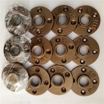 Alibaba hot sell brass color floor flange 1/2