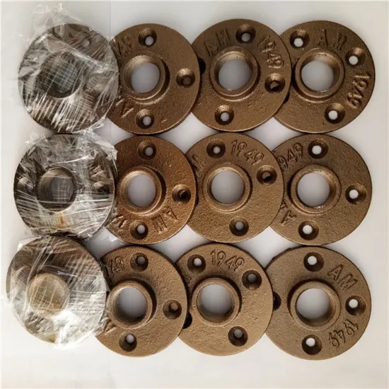 Alibaba hot sell brass color floor flange 1/2