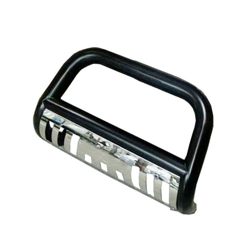 U-shaped curved iron front bumper with baffle