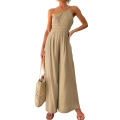 Womens Summer Casual Sleeveless Jumpsuit