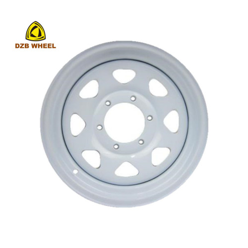 13 Inch Pcd 4x100 Steel Wheel Trailer Rims