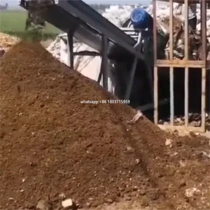 Mushroom Bag Crusher Machine: Waste Mushroom Bag Separator for Farms