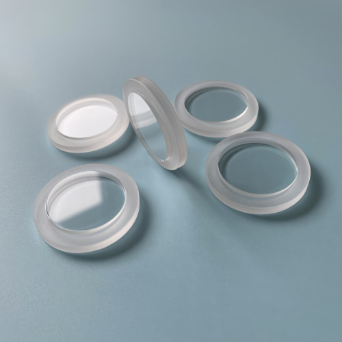 Janelas em cunha de fluoreto de cálcio (CaF2) para amostragem de feixe