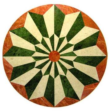 Different Design Waterjet Marble Tiles Pattern