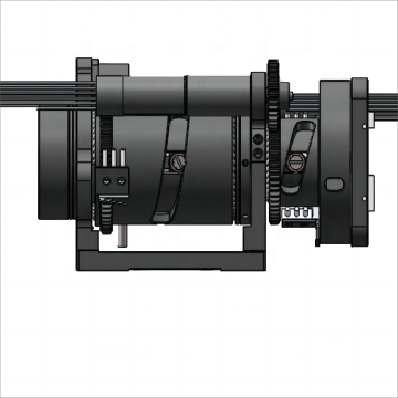 Kontinuierliches motorisiertes Zoomobjektiv 41-164 mm
