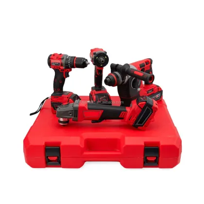 Milwaukee 4-Piece 18V Battery-Powered Tool Combo Kit