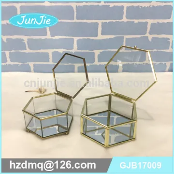 luxury glass jewellry storage box