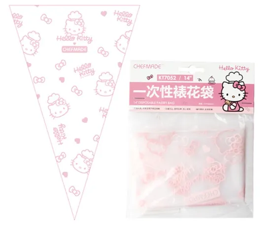 6pcs Disposable Cartoon Pastry Bags for Easy Icing and Cake Decorating