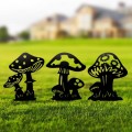 Eleganti tasselli da giardino in ferro con design a fungo