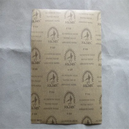 Hubei Zhongtai Soldier Brand Wet and Dry Sandpaper Factory Abrasive Sheets