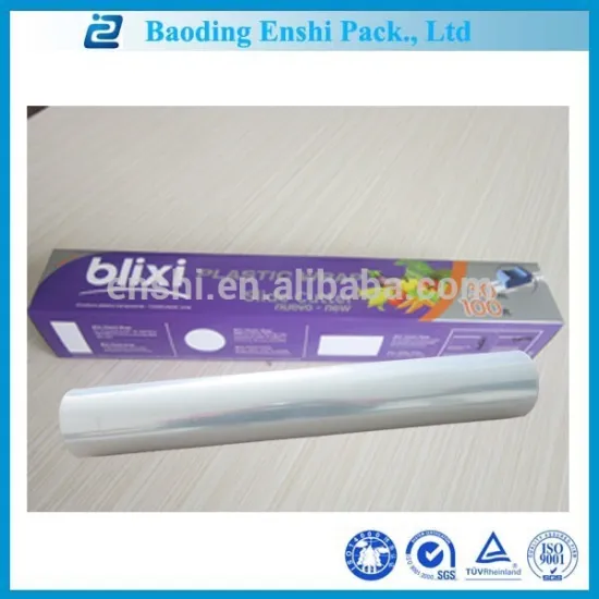 transparent film for food & vegetable & fruit wrapping