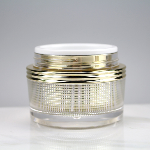 50g Gold plaid skin care cream bottle