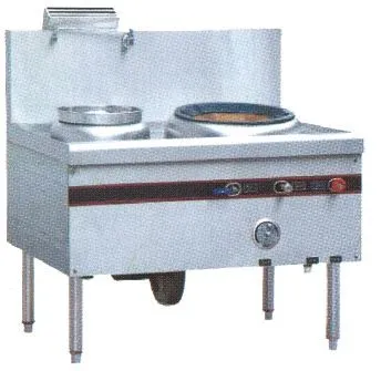 Cooking range, 1-burner & 1-warmer