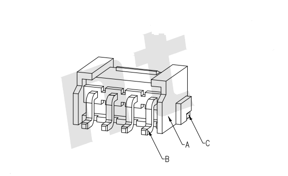 VH3.96 mm 90 ° Serie de conector SMT Wafer AW3961RM-NP