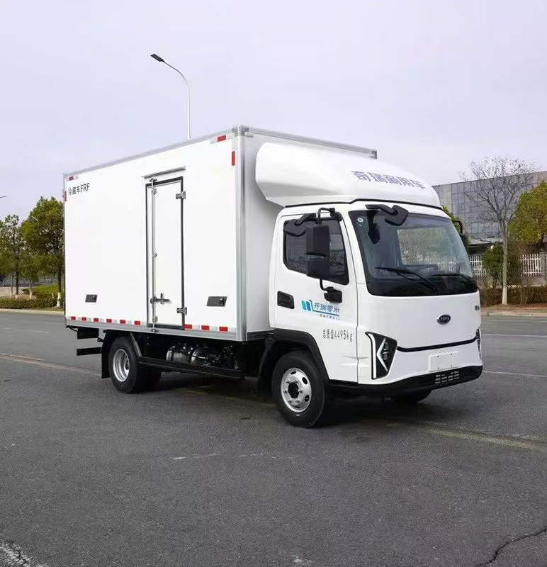 electric refrigerated van for grocery delivery