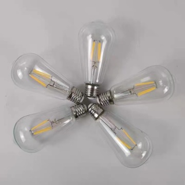 Edison Retro LED Light Bulb E27 Energy Saving Lamp 4w 6w 8w Clear Glass