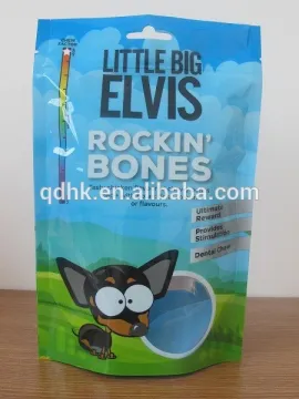 Plastic dog food packaging bag