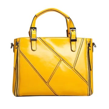 Comely Lady Genuine Leather Handbag, Elegant and Fashionable