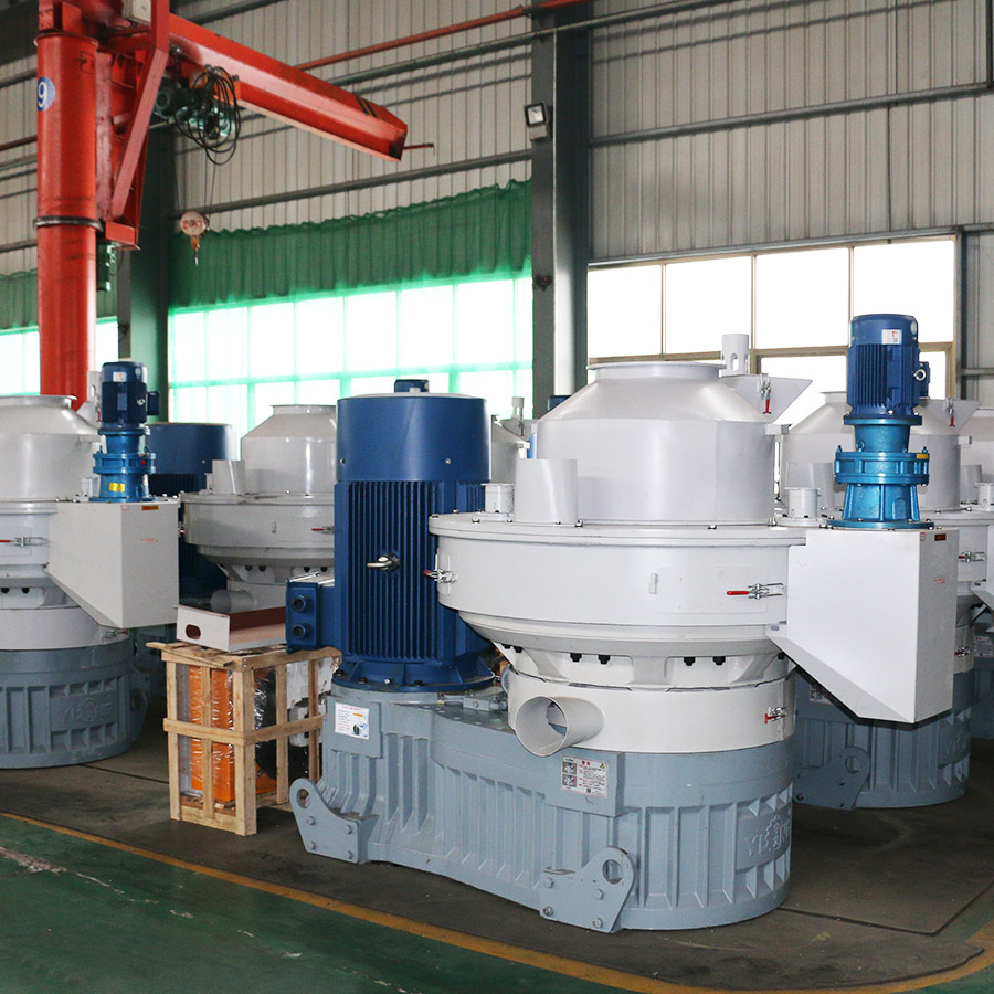 Yulong wood pellet making machinery 