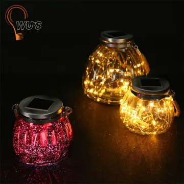 Good service factory supply glass mason jar solar lid light