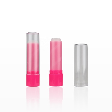 Klar transparentes Lippenbalsam -Gehäuse - Make -up für Kunststofflippen