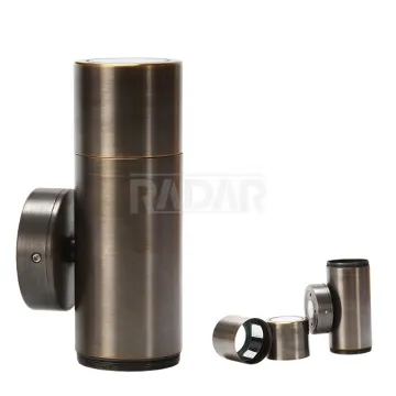 Cast Brass Garden Wall Lights: RADAR LIGHTING - Low Price 12V AC/DC Outdoor Lighting