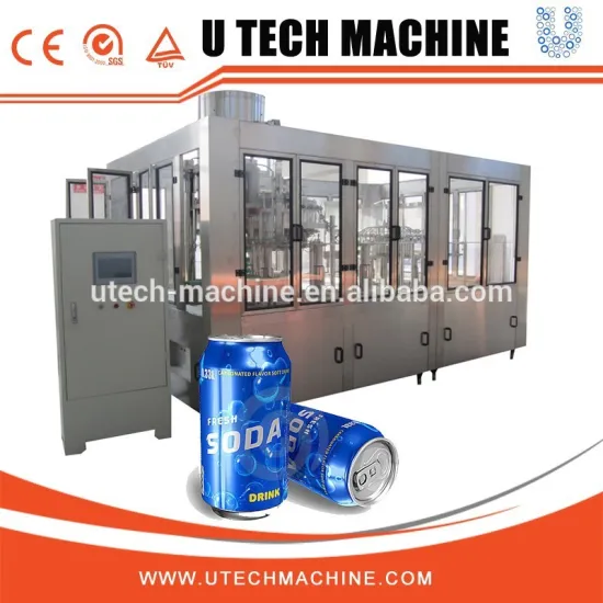 China Manufacturing Drinks Canning Machine Soda