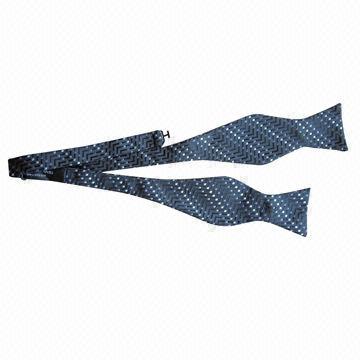Pre-tied Bow Tie with Silk Woven Fabric
