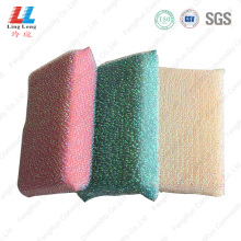 Delicate cleaning artificial silver sponge