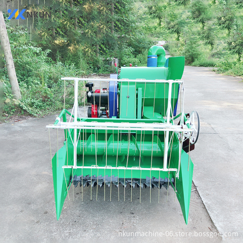 Mini Rice Harvester for Sale: Nkun Track Pad Rice Combine