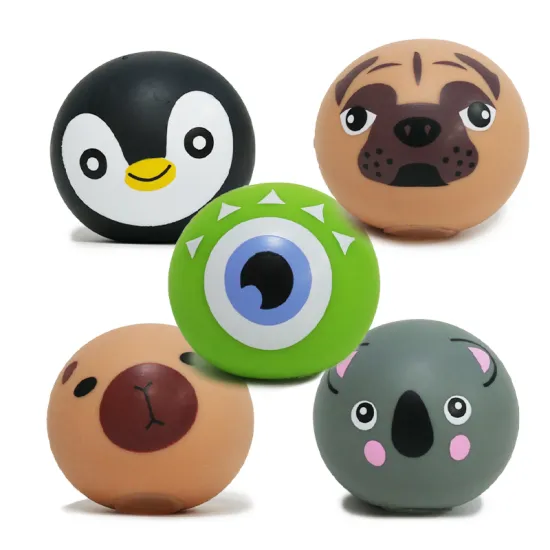 Unisex Slow-Rising Stretchy Ball Squishy Dough Fidget Toy Pack: Perfect Soft Bouncy Ball Set for Kids and Adults
