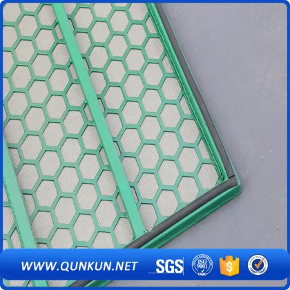 Plastic frame brandt shale shaker screen
