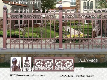 China supplier of Decorative Aluminum Picket fence panels for Garden AJLY-906