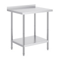 Hotel restaurant stainless steel kitchen table
