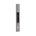 Polished aluminum alloy sliding door lock