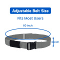 Senior Gray Quick Release Buckle Gait Belt