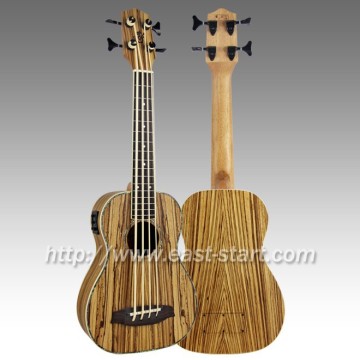 30inch Zebrawood Electric Ukulele Bass