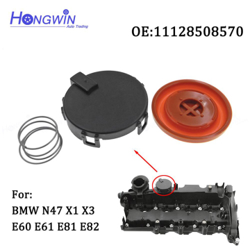 Car Engine PCV Valve Cover Repair Kit with Membrane for BMW N47 N47S X1 X3 E60 E61 E81 E82