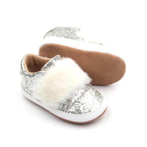 Fur Unisex Baby pailletter fritidssko