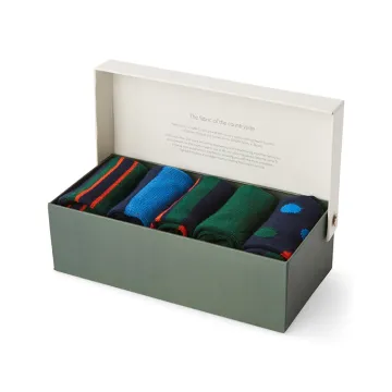 Bespoke premium flip lid sock gift boxes